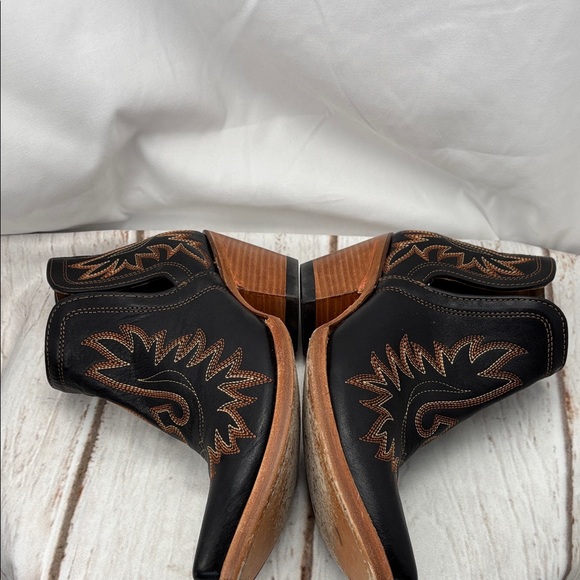Ariat Women’s Black and Brown Western Boots Sz5 In Gorgeous Condition #0201 - Picture 10 of 12